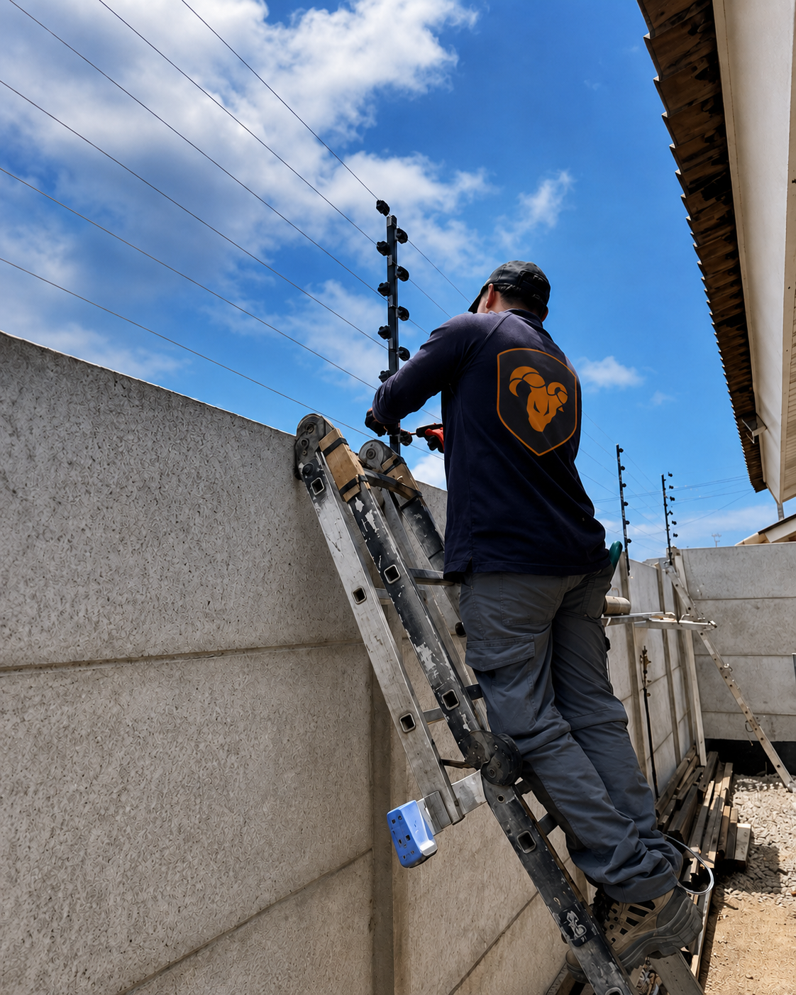 Instalación profesional de cerco eléctrico Aries